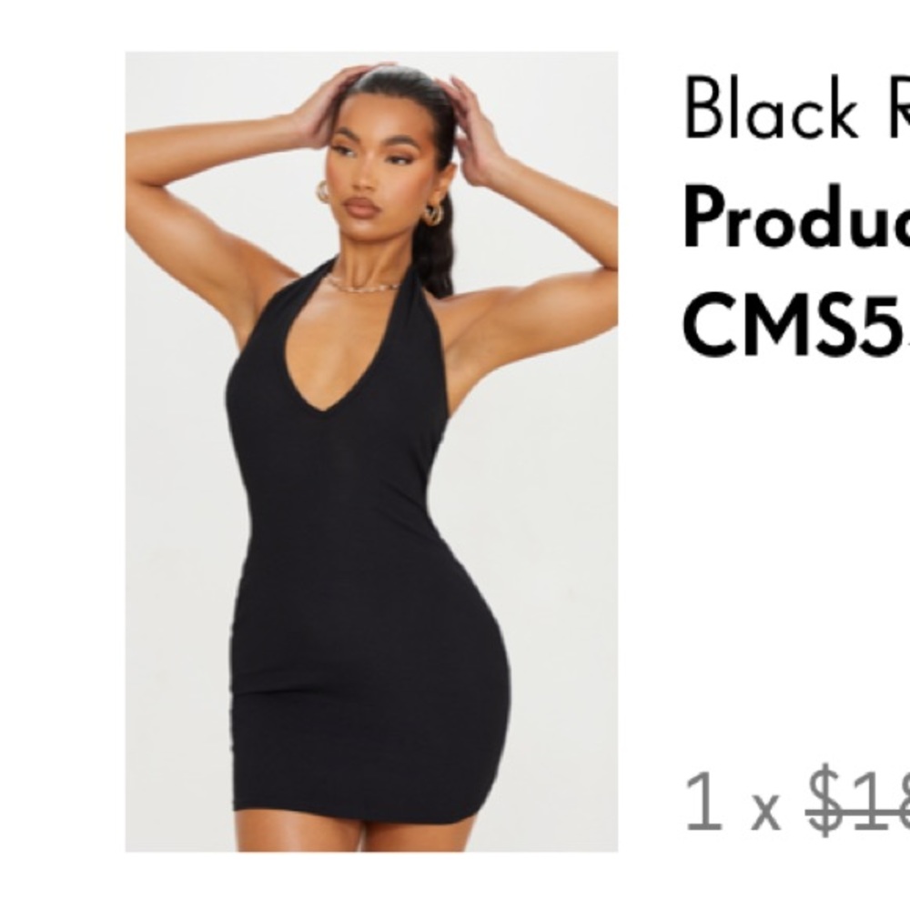 PLT HALTER DRESS